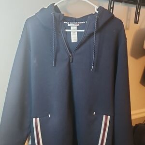 Reebok Dark Blue Zip-Up Hoodie